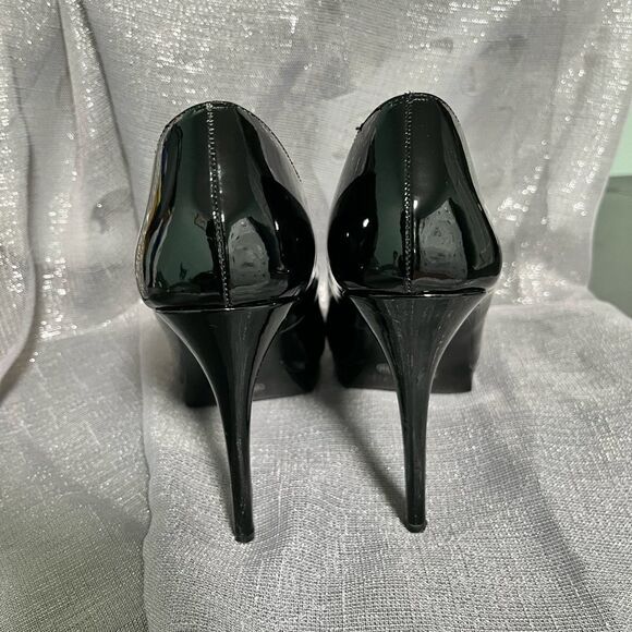 Chinese Laundry black FIA PEEP TOE PUMP - Picture 5 of 7